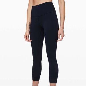Lululemon Wunder Under High-Rise Tight 25" *Full-On Luxtreme in True Navy